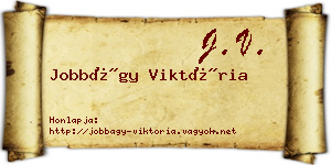 Jobbágy Viktória névjegykártya