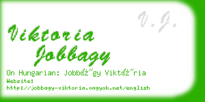 viktoria jobbagy business card